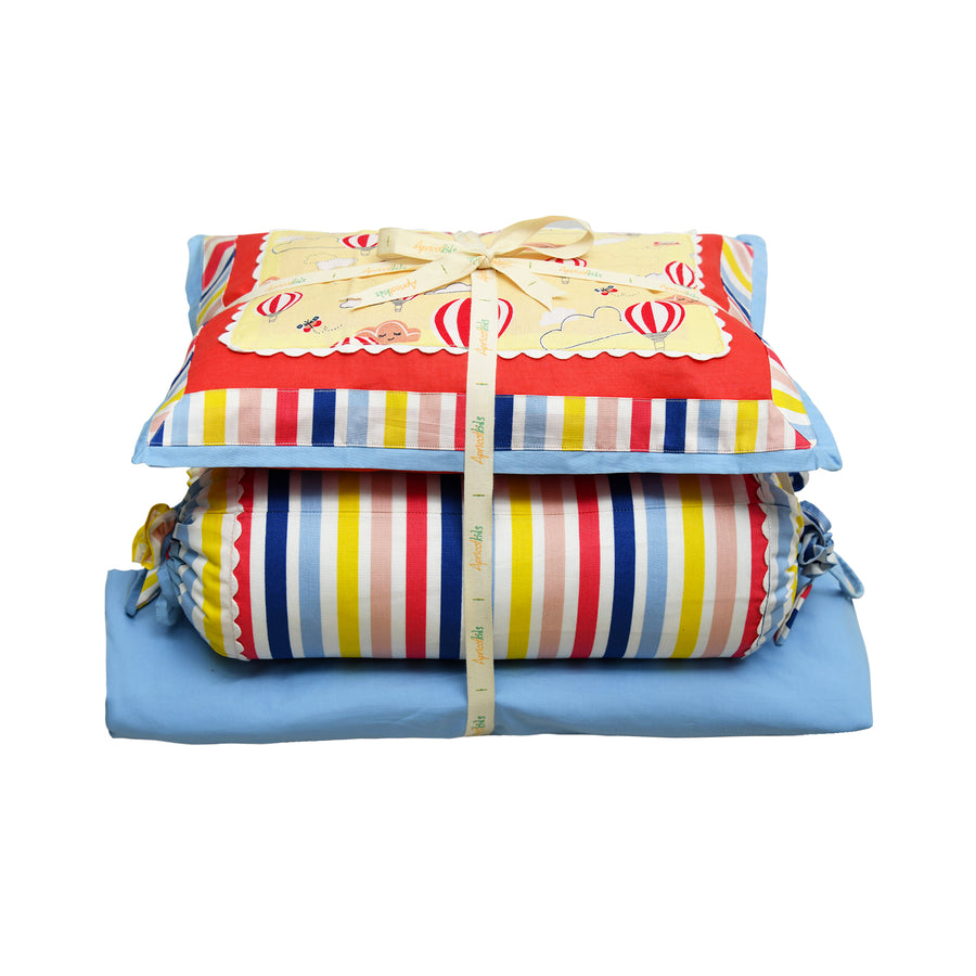 Cot Bedding Set- Hot Air Balloon