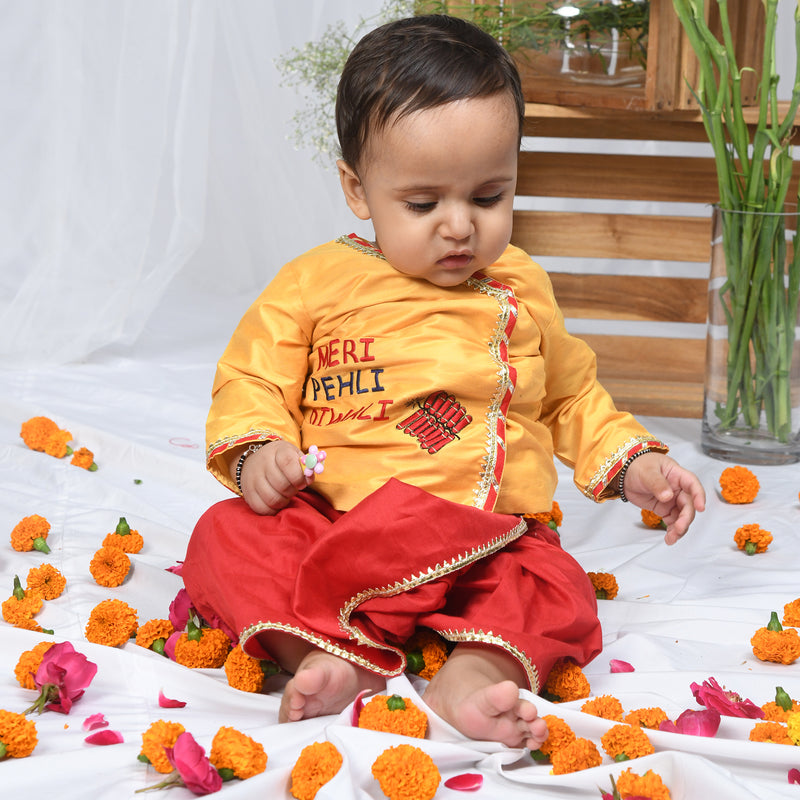 Meri Pehli Diwali Dhoti Set