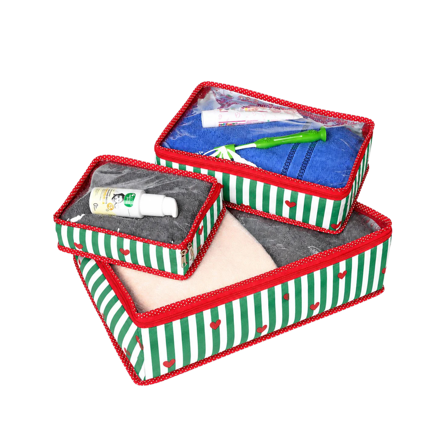 Organiser set- Green Hearts