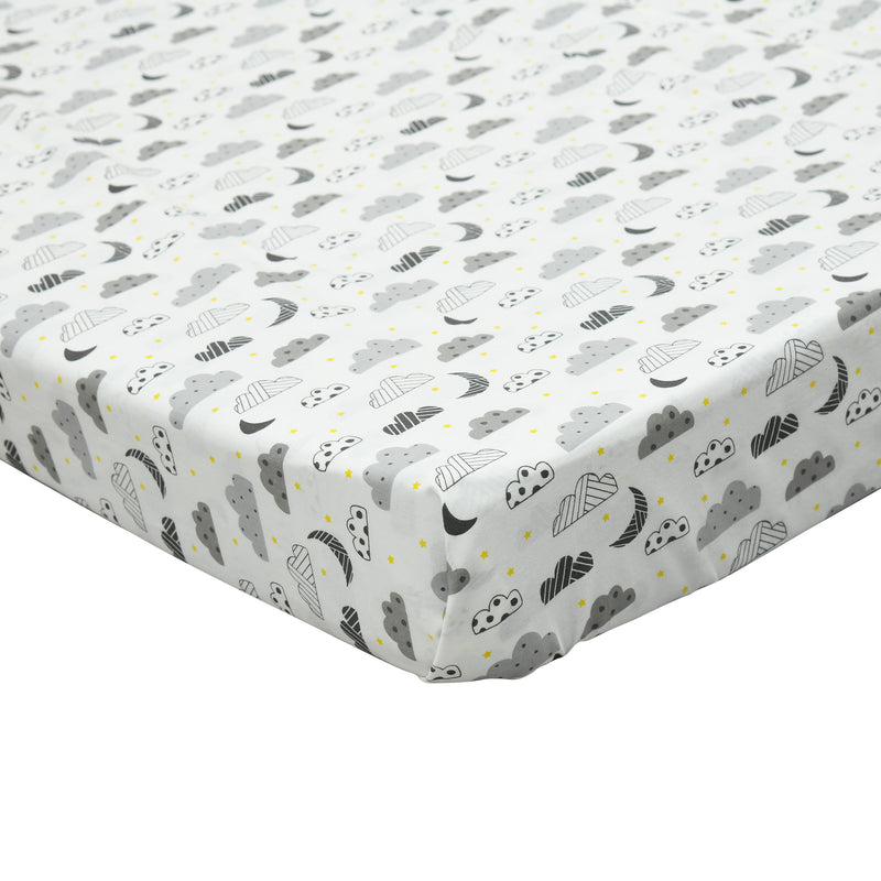 Grey Clouds Bedsheet