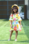 Colourful Pineapple Kaftan Dress