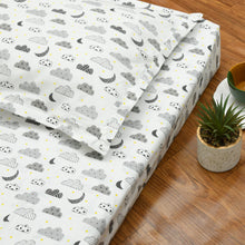  Grey Clouds Bedsheet