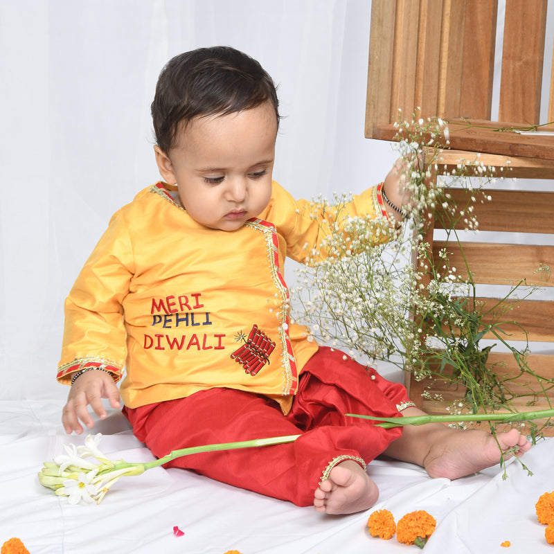 Meri Pehli Diwali Dhoti Set