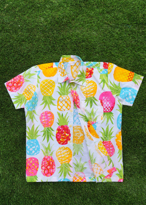 PINEAPPLE PRINTED SHIRT