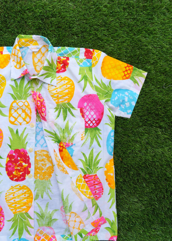 PINEAPPLE PRINTED SHIRT