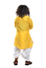 Yellow Gota Kurta With Dhoti