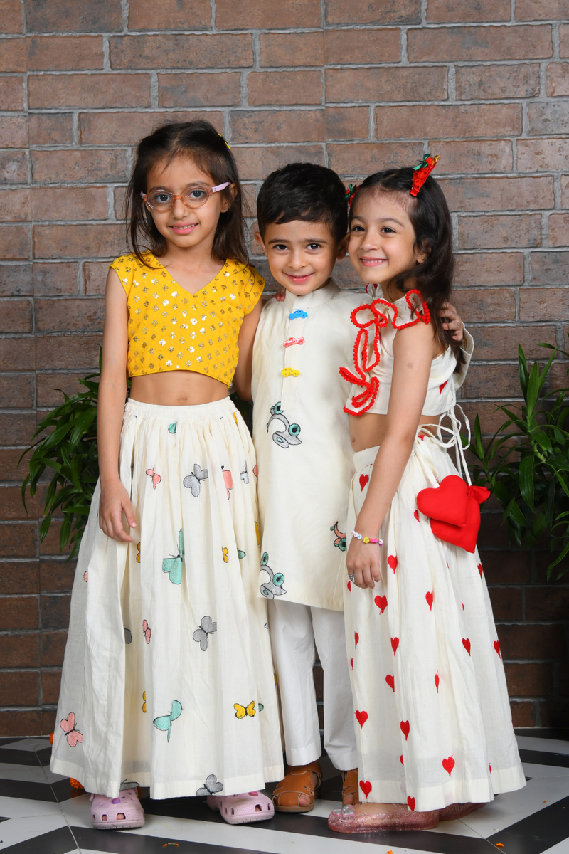 Off white Scooter kurta set