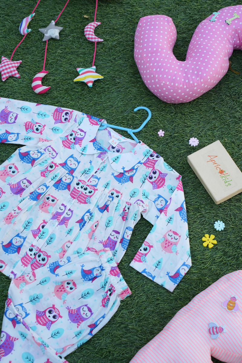 Whimsical Owls Sleepwear
