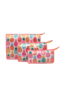  Pouch Set- Pineapple