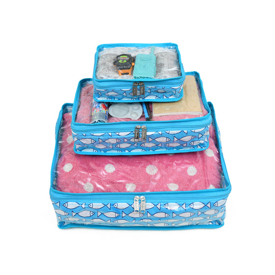 Organiser Set- Blue Fish