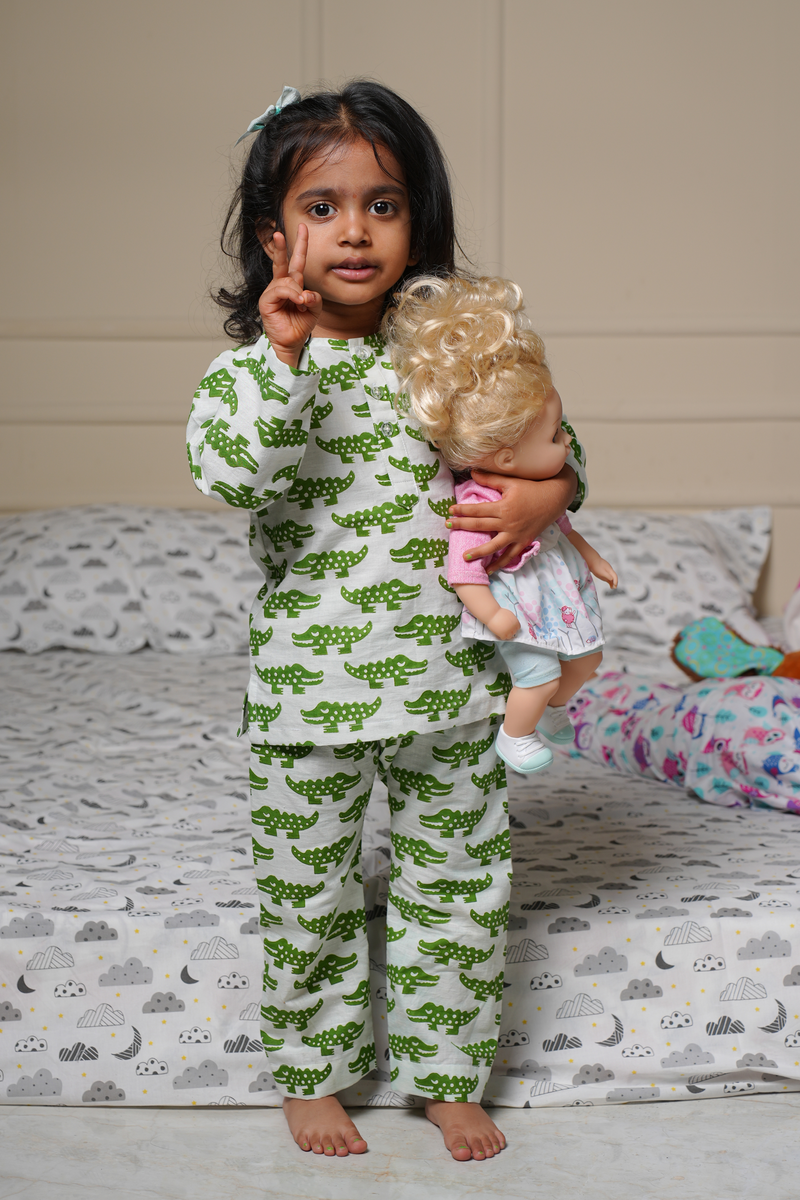 Crocodile Cuddles Sleepwear