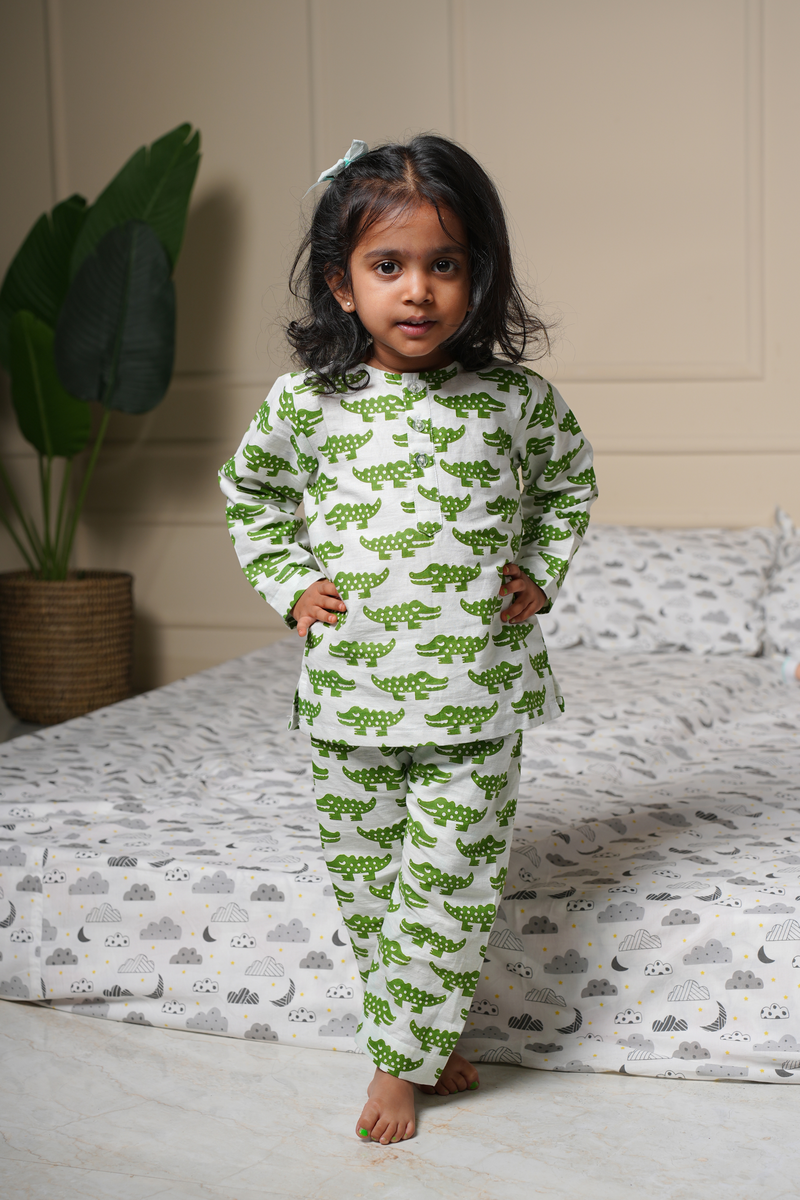 Crocodile Cuddles Sleepwear