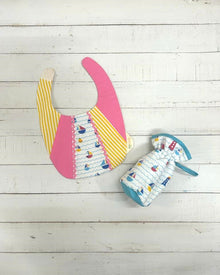  Bib and Bottle Cover- Nautical