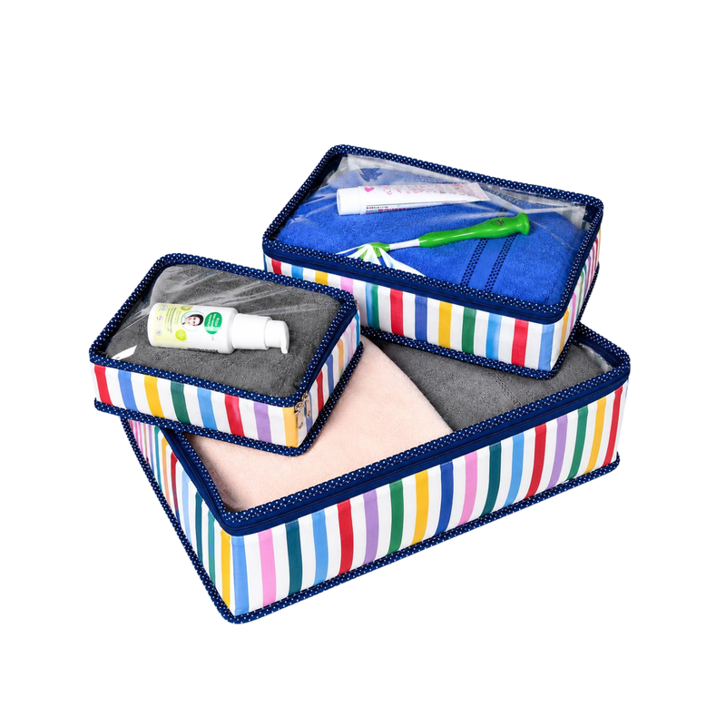 Organiser set- Multicolour Stripes