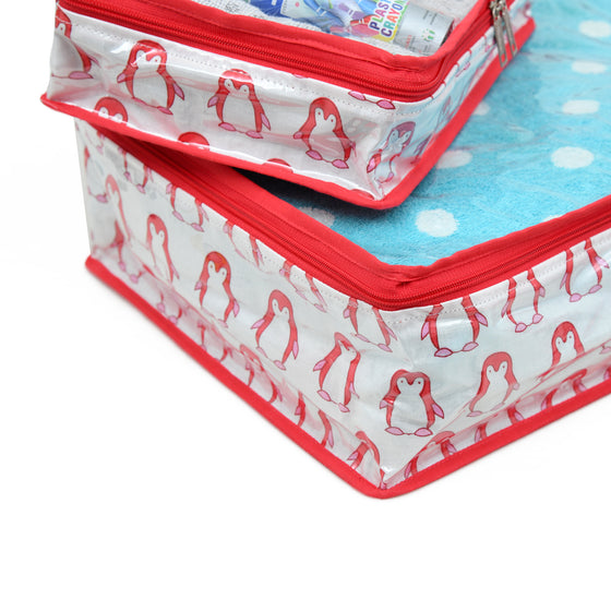 Organiser Set- Red Penguin