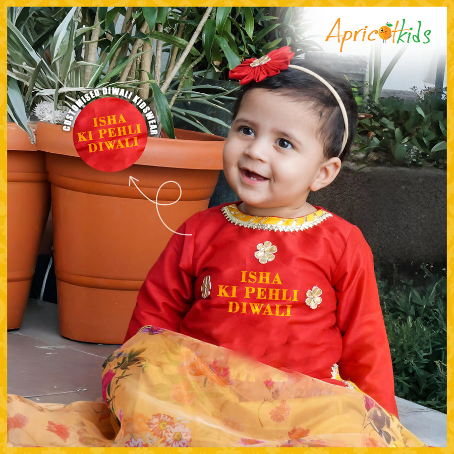 Pehli Diwali Lehenga Set