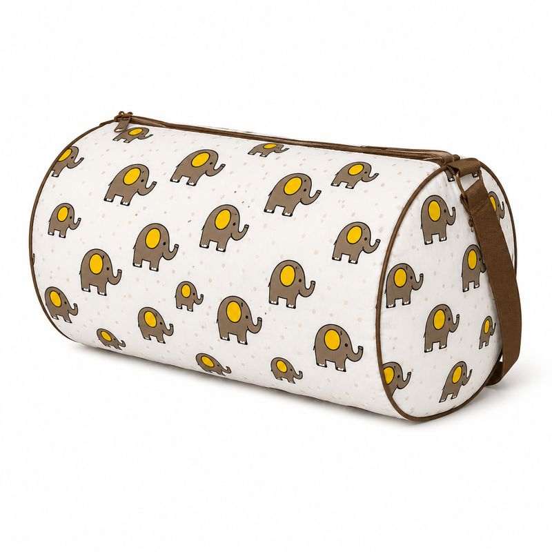 Duffle Bag-  Elephant Print