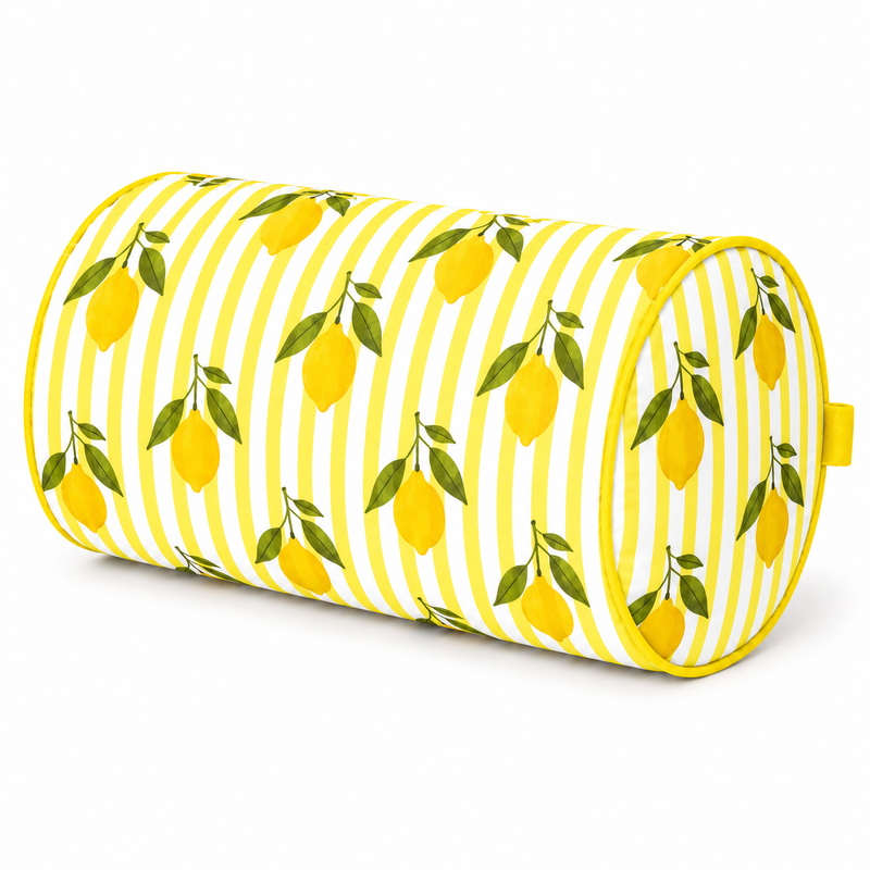 Duffle Bag-  Yellow Lemon Print