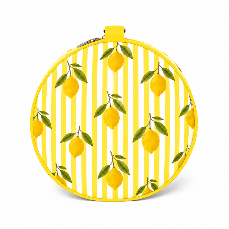 Duffle Bag-  Yellow Lemon Print