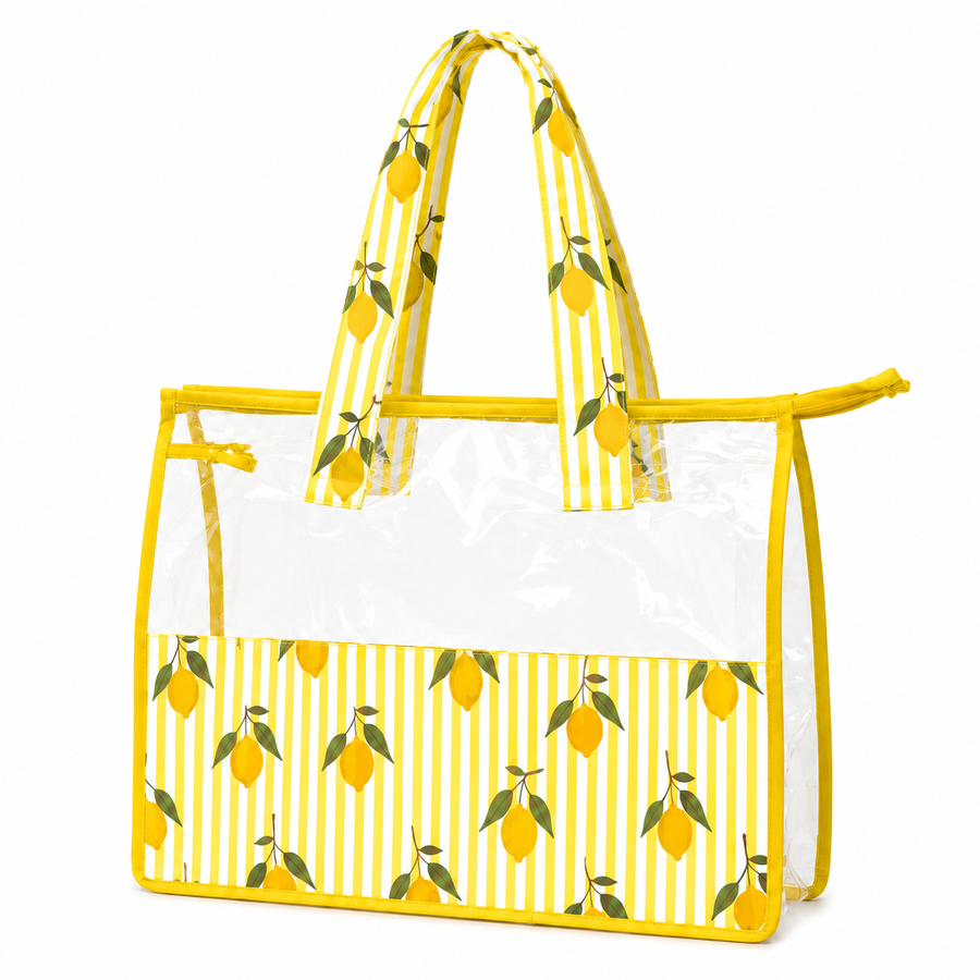 Tote bag- Yellow Lemon Print