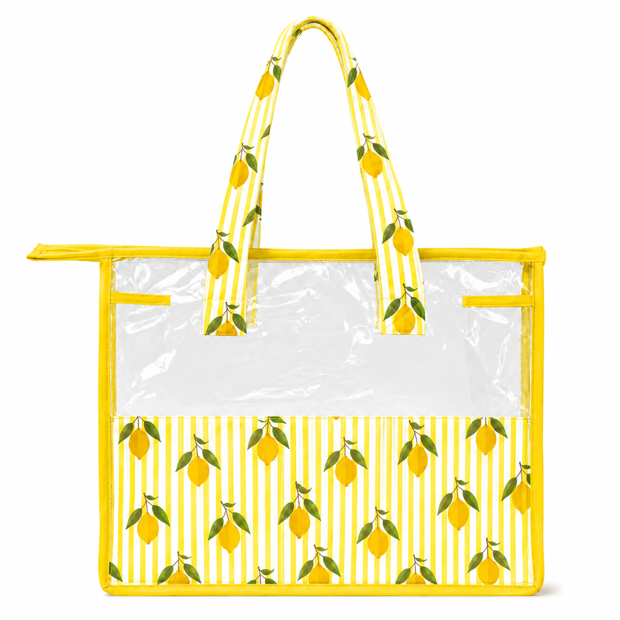 Tote bag- Yellow Lemon Print