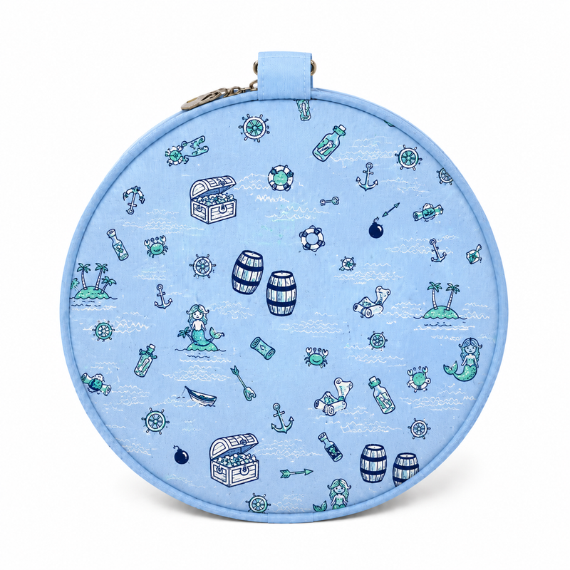 Duffle Bag- Light Blue Sea Print