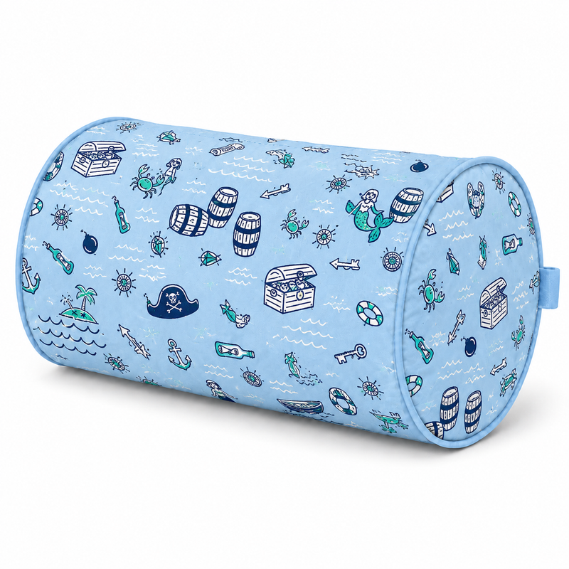 Duffle Bag- Light Blue Sea Print