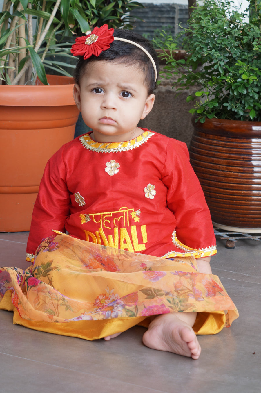 Pehli Diwali Lehenga Set