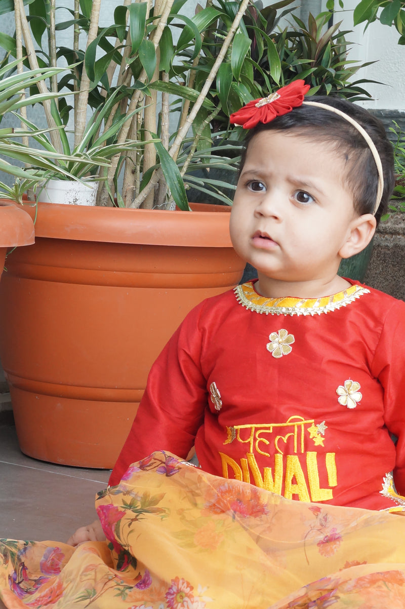 Pehli Diwali Lehenga Set