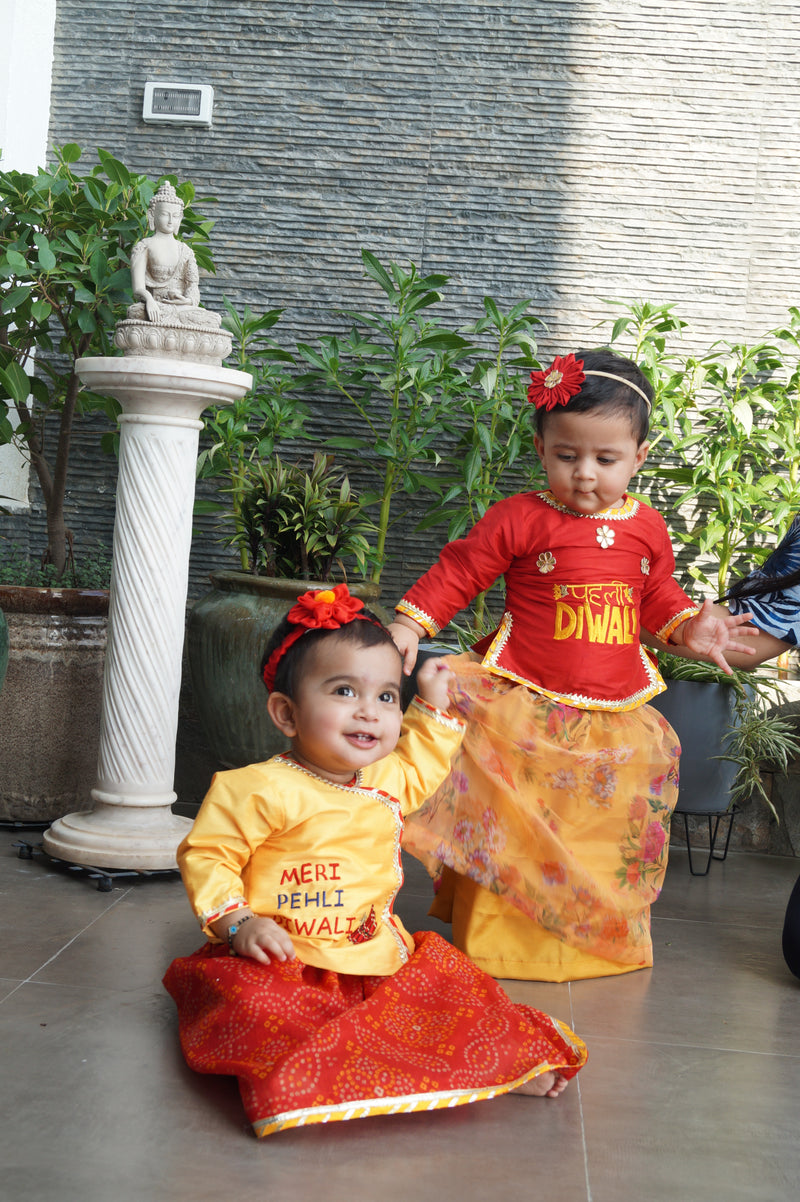 Pehli Diwali Lehenga Set