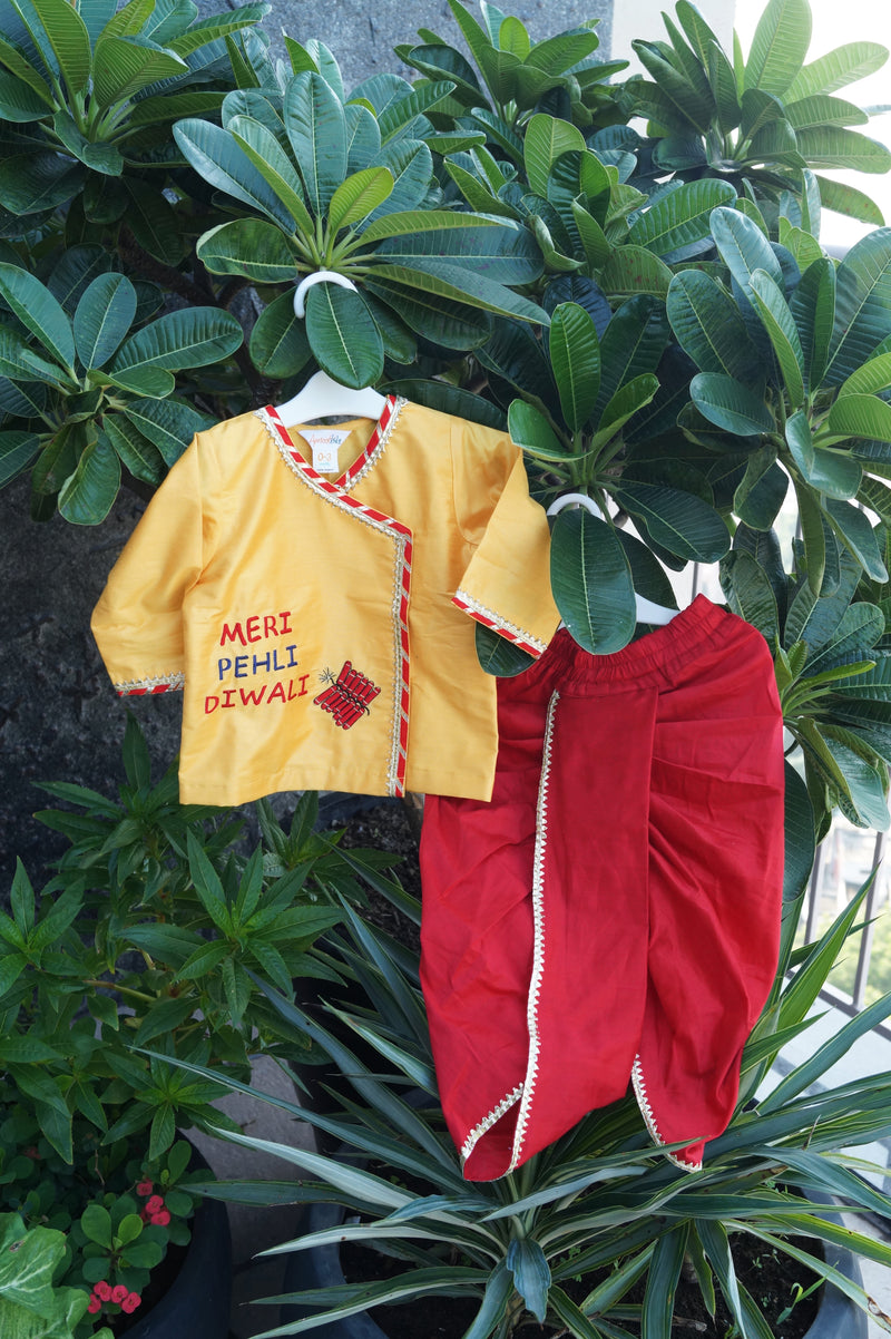 Meri Pehli Diwali Dhoti Set