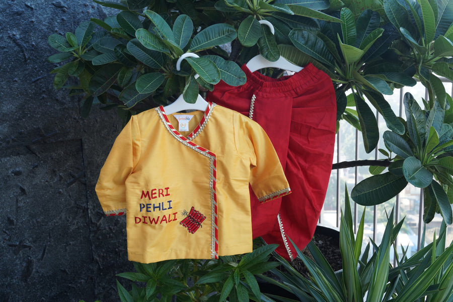 Meri Pehli Diwali Dhoti Set