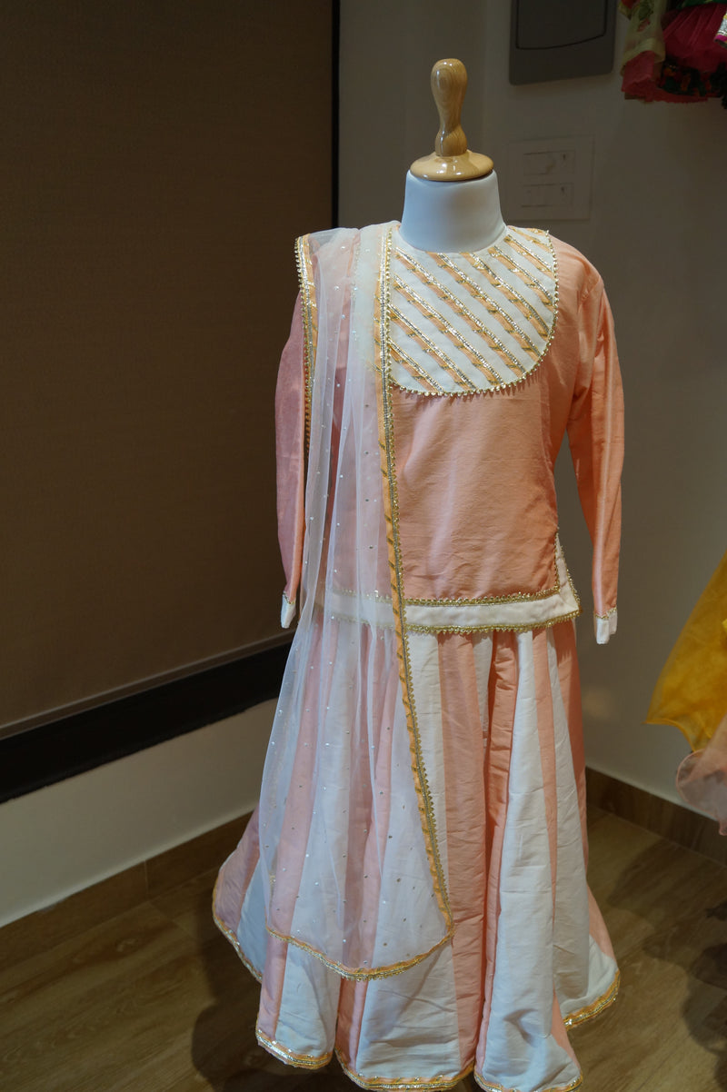 Peach Lengha
