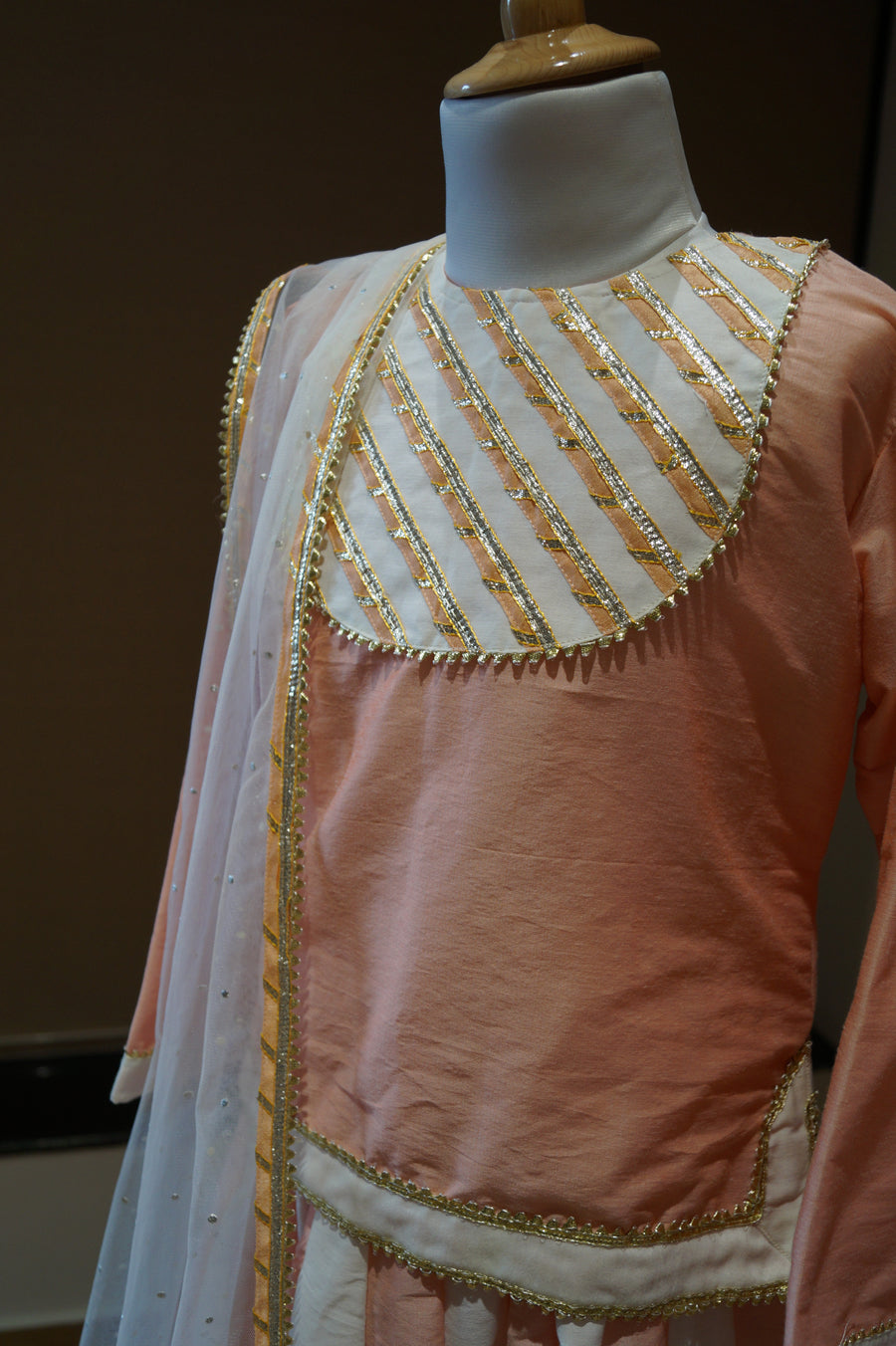 Peach Lengha