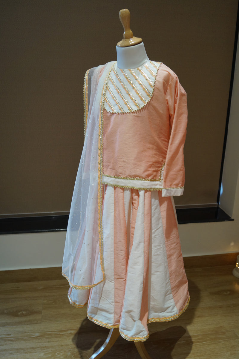 Peach Lengha