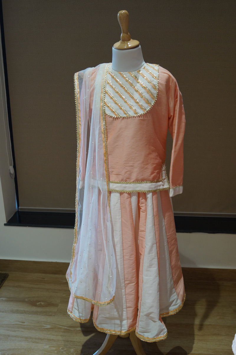 Peach Lengha