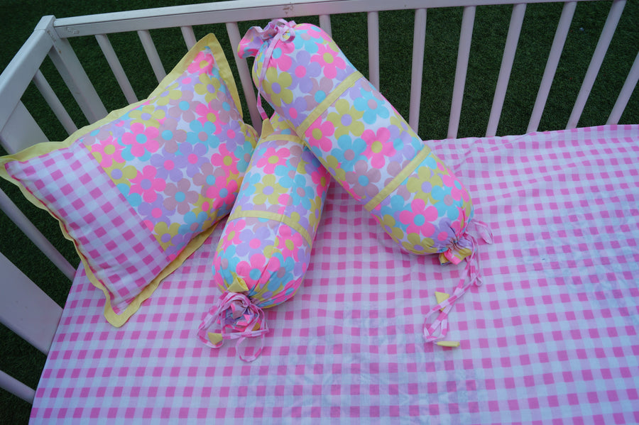 Floral Cot Set