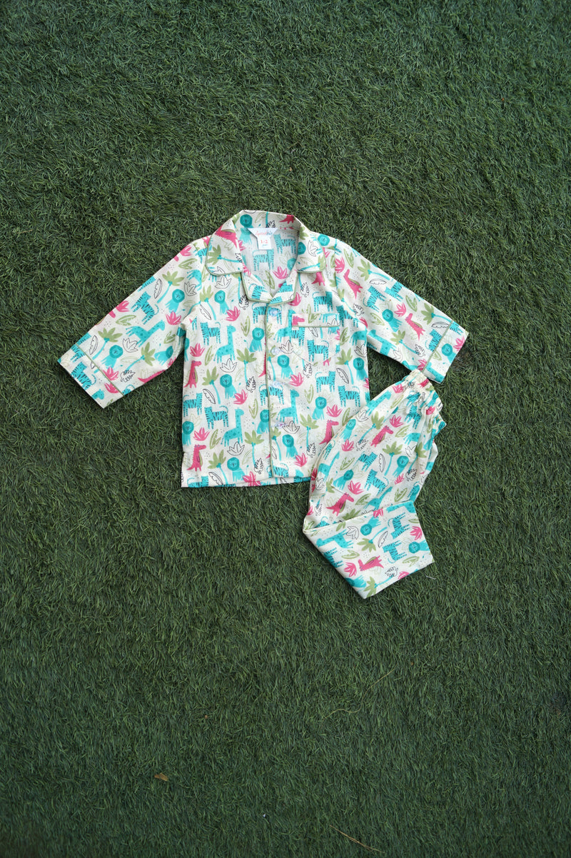 Jungle Sleepwear-Blue