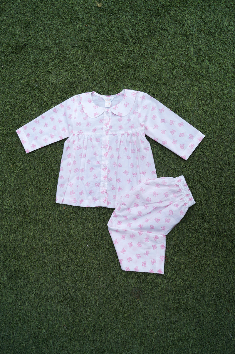 Pink Bows Sleepwear (Girls)