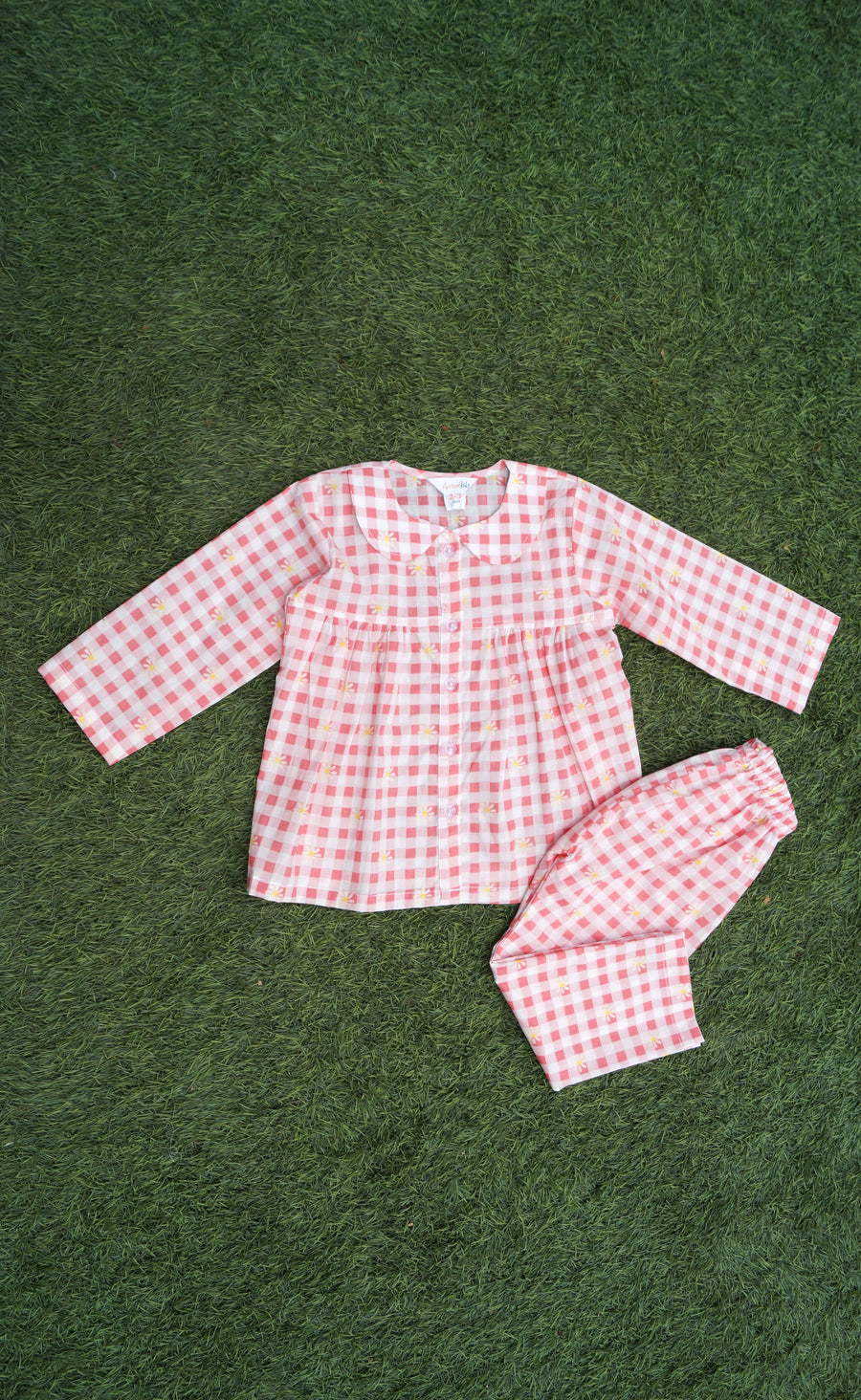 Red Checks Sleepwear (Girls)