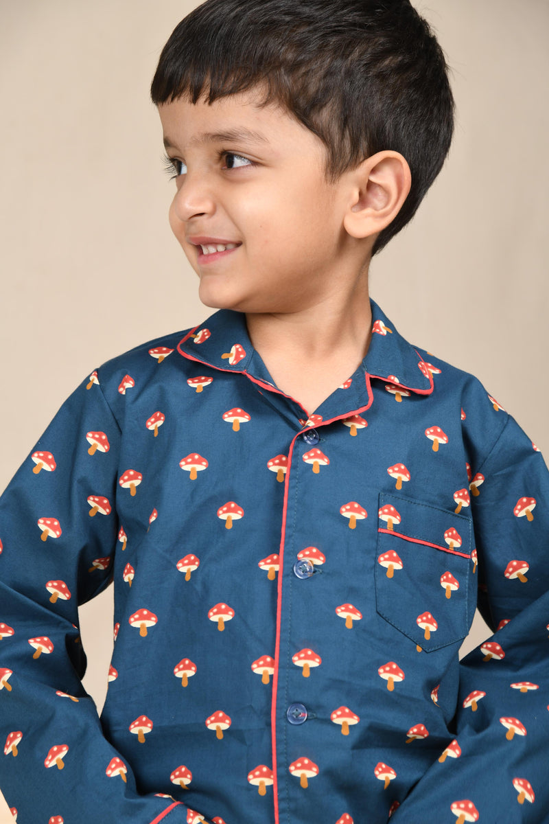 Mushroom Print Sleepwear