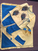 Peacock Feather Embroidered Jaamna