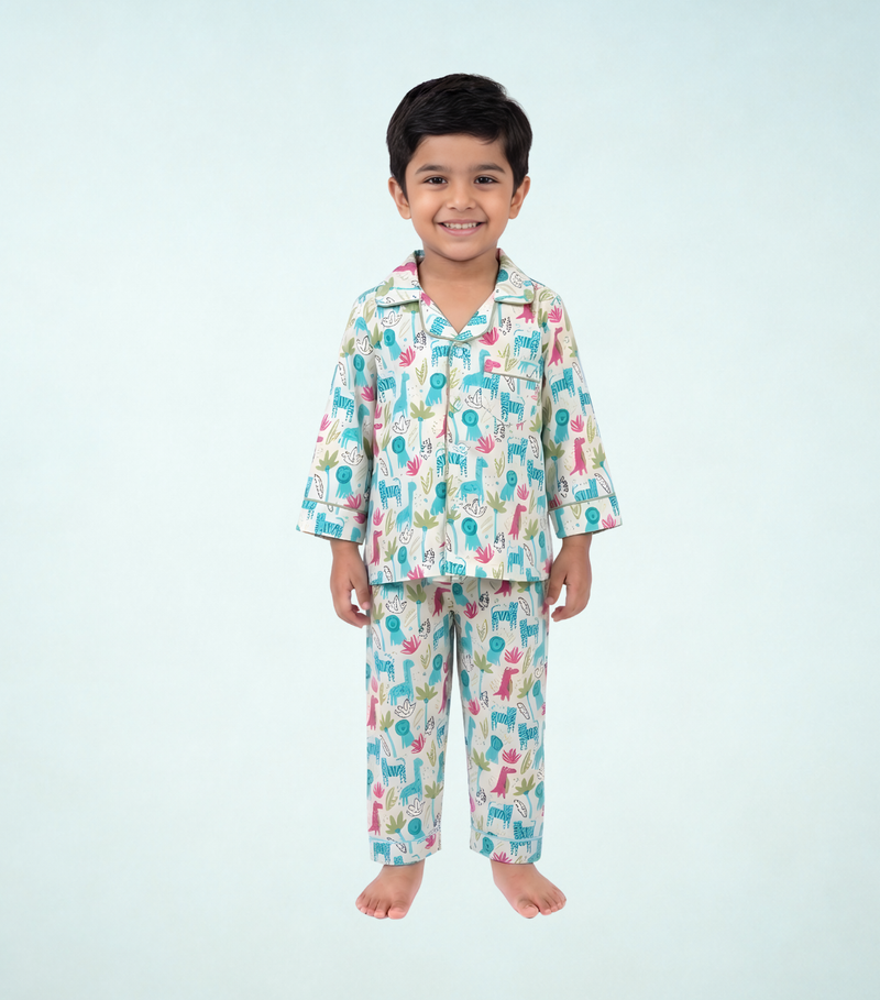 Jungle Sleepwear-Blue