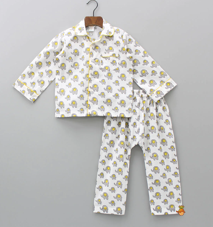 Elepahant Printed Sleepwear