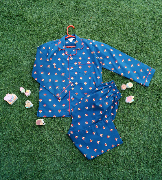 Mushroom Print Sleepwear