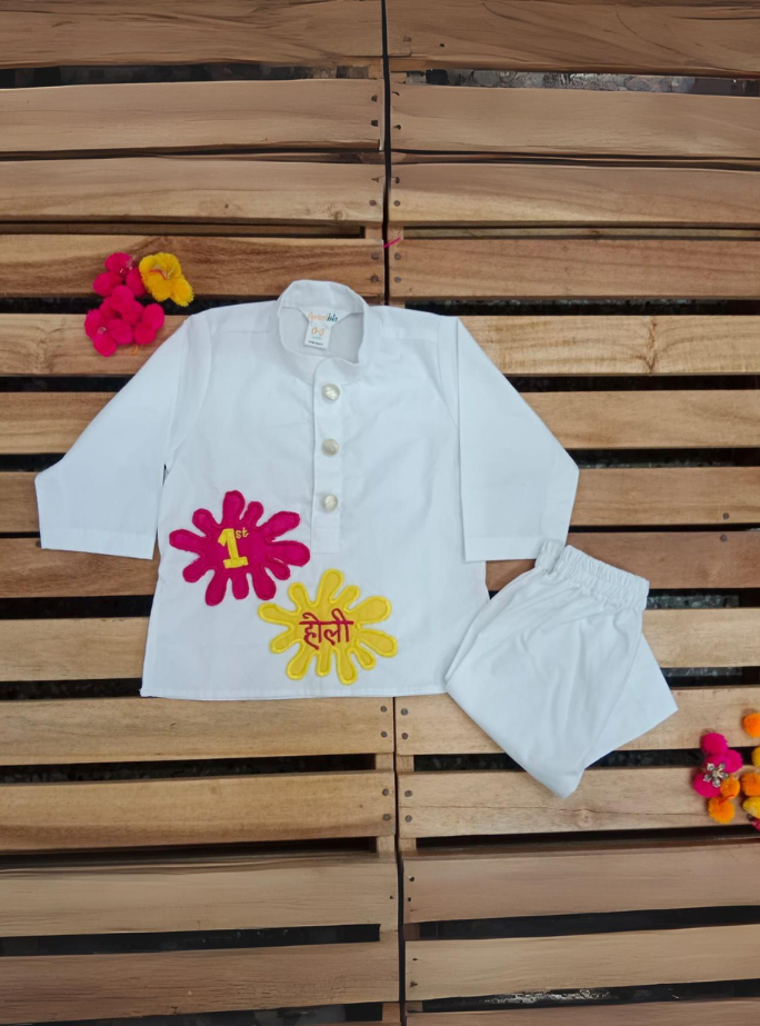 1st holi Kurta with pajama