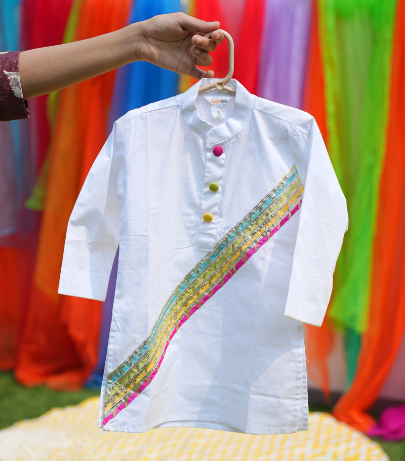 colourful Gota kurta set