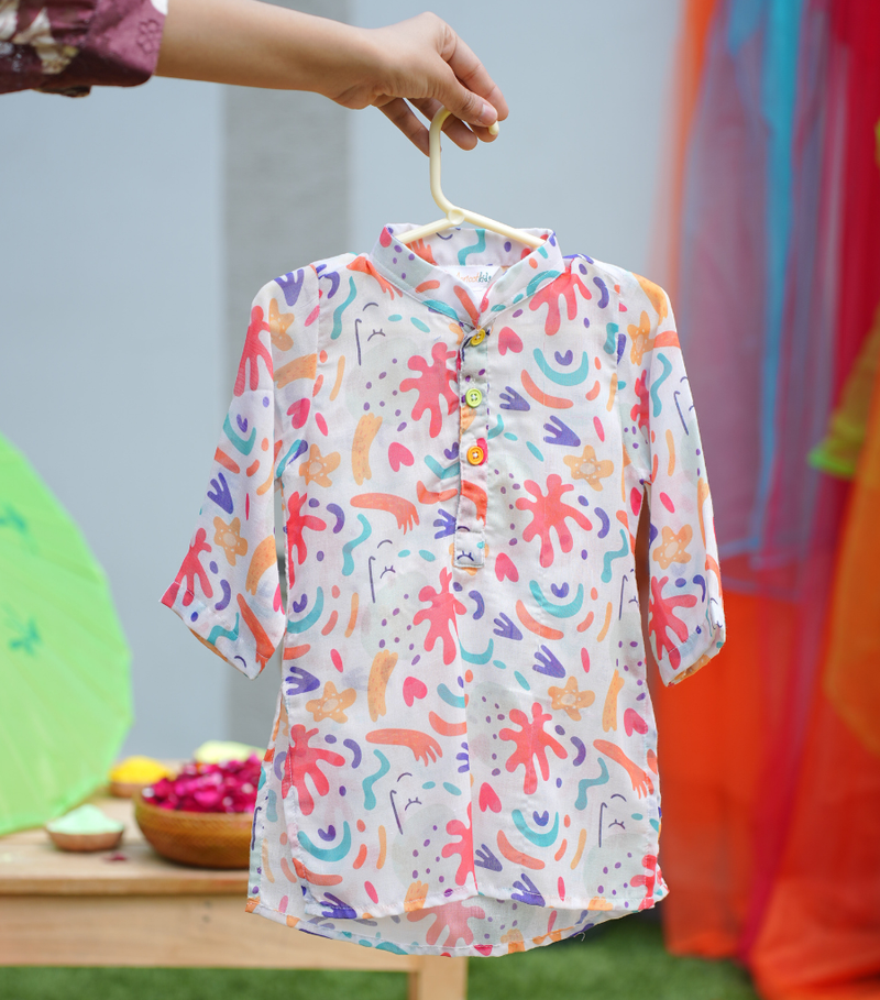Doodle Kurta Set
