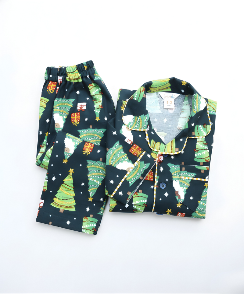 Christmas Tree Set – Cozy Christmas Nightwear for Boys & Girls