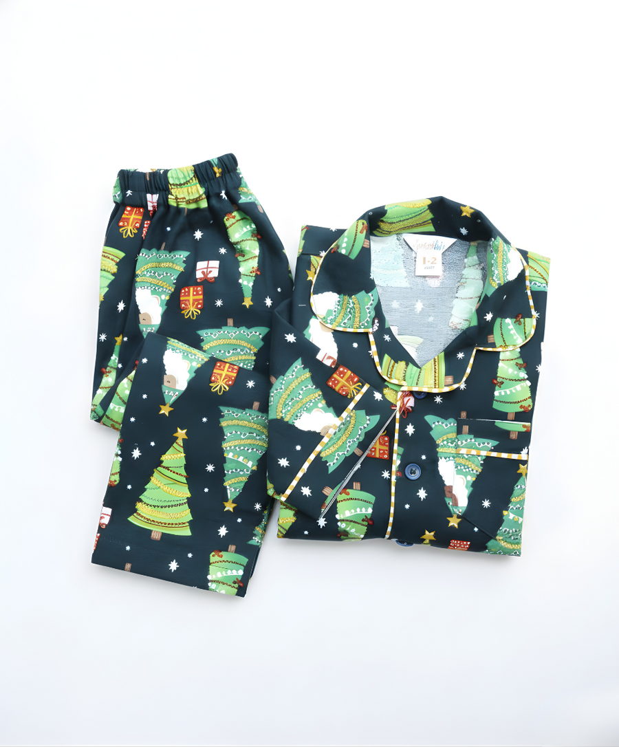 Christmas Tree Set – Cozy Christmas Nightwear for Boys & Girls